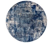 Flair Rugs koberce Kusový koberec Cocktail Wonderlust Dark-blue kruh - 160x160 (průměr) kruh cm Modrá, Střední (80x160 - 164x240), Syntetický (umělý)