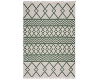 Flair Rugs koberce Kusový koberec Deuce Teo Recycled Rug Green - 80x150 cm Zelená, Střední (80x160 - 164x240), Přírodní