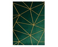 Dywany Łuszczów Kusový koberec Emerald 1013 green and gold - 80x150 cm Zelená, Velké (190x270 cm a větší), Syntetický (umělý)