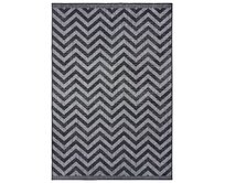 NORTHRUGS - Hanse Home koberce Kusový koberec Twin Supreme  Palma Night Silver - 200x290 cm Černá, Velké (190x270 cm a větší), Syntetický (umělý)