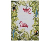 Hanse Home Collection koberce Kusový koberec Flair  Tropical Birds Multicolored - 80x165 cm Vícebarevná, Velké (190x270 cm a větší), Syntetický (umělý)