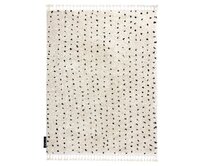 Dywany Łuszczów Kusový koberec Berber Syla B752 dots cream - 180x270 cm Bílá, Velké (190x270 cm a větší), Syntetický (umělý)