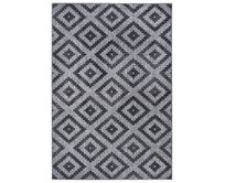 NORTHRUGS - Hanse Home koberce Kusový koberec Twin-Wendeteppiche  Night Silver - 80x250 cm Černá, Velké (190x270 cm a větší), Syntetický (umělý)