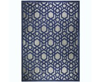 Flair Rugs koberce Kusový koberec Piatto Oro Blue - 200x290 cm Modrá, Velké (190x270 cm a větší), Syntetický (umělý)