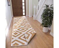 NORTHRUGS - Hanse Home koberce Kusový koberec Twin-Wendeteppiche  Ochre - 80x350 cm Žlutá, Velké (190x270 cm a větší), Syntetický (umělý)