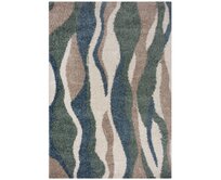 Flair Rugs koberce Kusový koberec Alta Stream Blue/Green - 120x170 cm Modrá, Velké (190x270 cm a větší), Syntetický (umělý)