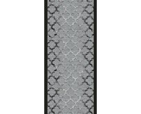 Berfin Dywany AKCE: 160x120 cm s obšitím Protiskluzový běhoun na míru Zel 1017 Silver (Grey) s obšitím - šíře 120 cm s obšitím Šedá, Velké (190x270 cm a větší), Syntetický (umělý)