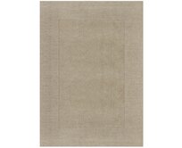 Flair Rugs koberce Kusový ručně tkaný koberec Tuscany Textured Wool Border Natural - 200x290 cm Bílá, Velké (190x270 cm a větší), Přírodní