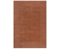 Flair Rugs koberce Kusový ručně tkaný koberec Tuscany Textured Wool Border Orange - 160x230 cm Oranžová, Velké (190x270 cm a větší), Přírodní