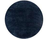 Flair Rugs koberce Kusový koberec Shaggy Teddy Navy kruh - 133x133 (průměr) kruh cm Modrá, Malé (80x150 cm a menší), Syntetický (umělý)