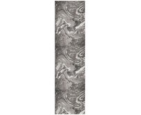 Flair Rugs koberce Běhoun Eris Marbled Silver - 60x230 cm Šedá, Velké (190x270 cm a větší), Syntetický (umělý)