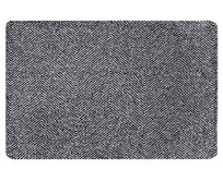 Hanse Home Collection koberce Rohožka Clean & Go  Silver gray Beige Black – na ven i na doma - 50x150 cm Šedá, Malé (80x150 cm a menší), Syntetický (umělý)