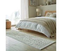 Flair Rugs koberce Kusový koberec Verve Jaipur Ivory - 60x240 cm Bílá, Velké (190x270 cm a větší), Syntetický (umělý)