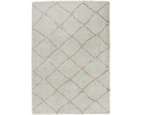 Mint Rugs - Hanse Home koberce Kusový koberec Allure 102749 creme rosa - 200x290 cm Bílá, Velké (190x270 cm a větší), Syntetický (umělý)