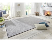 BT Carpet - Hanse Home koberce Ložnicová sada Wolly  Grey - 2 díly: 67x140, 67x250 cm Šedá, Velké (190x270 cm a větší), Syntetický (umělý)