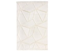 Flair Rugs koberce Kusový koberec Yasmin Flatweave Safi Ivory - 120x170 cm Bílá, Střední (80x160 - 164x240), Syntetický (umělý)