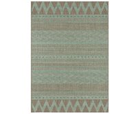 NORTHRUGS - Hanse Home koberce Kusový koberec Jaffa  Green/Taupe – na ven i na doma - 140x200 cm Zelená, Velké (190x270 cm a větší), Syntetický (umělý)