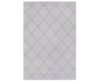 Hanse Home Collection koberce Kusový koberec Flatweave  Silver/Grey – na ven i na doma - 80x150 cm Šedá, Malé (80x150 cm a menší), Syntetický (umělý)