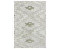 Hanse Home Collection koberce Kusový koberec Flatweave  Cream/Green – na ven i na doma - 80x150 cm Zelená, Malé (80x150 cm a menší), Syntetický (umělý)