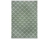 NORTHRUGS - Hanse Home koberce Kusový koberec Jaffa  Emerald green Cream – na ven i na doma - 70x140 cm Zelená, Střední (80x160 - 164x240), Syntetický (umělý)