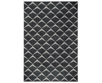 NORTHRUGS - Hanse Home koberce Kusový koberec Jaffa  Black Cream – na ven i na doma - 70x200 cm Černá, Velké (190x270 cm a větší), Syntetický (umělý)