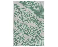 NORTHRUGS - Hanse Home koberce Kusový koberec Jaffa  Emerald green Cream – na ven i na doma - 70x200 cm Zelená, Střední (80x160 - 164x240), Syntetický (umělý)