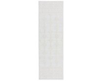 Flair Rugs koberce Kusový koberec Verve Shyla Ivory - 60x240 cm Bílá, Velké (190x270 cm a větší), Syntetický (umělý)