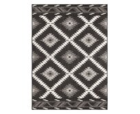 NORTHRUGS - Hanse Home koberce Kusový koberec Twin Supreme 103429 Malibu black creme – na ven i na doma - 80x250 cm Černobílá, Velké (190x270 cm a větší), Syntetický (umělý)