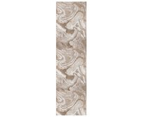 Flair Rugs koberce Běhoun Eris Marbled Natural - 80x300 cm Béžová, Velké (190x270 cm a větší), Syntetický (umělý)