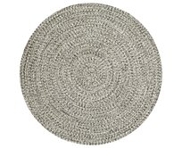 NORTHRUGS - Hanse Home koberce Kusový koberec Braided  Melange kruh – na ven i na doma - 200x200 (průměr) kruh cm Béžová, Střední (80x160 - 164x240), Syntetický (umělý)