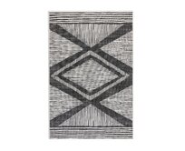 ELLE Decoration koberce Kusový koberec Gemini  Black z kolekce Elle – na ven i na doma - 200x290 cm Černobílá, Velké (190x270 cm a větší), Syntetický (umělý)