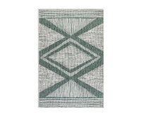 ELLE Decoration koberce Kusový koberec Gemini  Green z kolekce Elle – na ven i na doma - 120x170 cm Zelená, Velké (190x270 cm a větší), Syntetický (umělý)