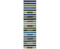 Flair Rugs koberce Ručně všívaný běhoun Illusion Piano Green/Multi - 60x230 cm Vícebarevná, Střední (80x160 - 164x240), Přírodní