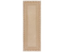 Flair Rugs koberce Ručně všívaný běhoun Lois Scallop Natural - 80x230 cm Béžová, Střední (80x160 - 164x240), Přírodní