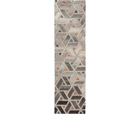 Flair Rugs koberce Běhoun Moda River Grey/Multi - 60x230 cm Vícebarevná, Střední (80x160 - 164x240), Přírodní