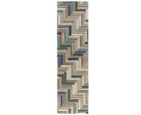 Flair Rugs koberce Běhoun Moda Russo Natural/Multi - 60x230 cm Vícebarevná, Střední (80x160 - 164x240), Přírodní