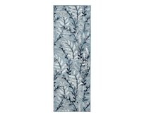 Flair Rugs koberce Běhoun Plaza Willow Blue – na ven i na doma - 80x230 cm Modrá, Střední (80x160 - 164x240), Syntetický (umělý)