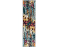 Flair Rugs koberce Běhoun Spectrum Abstraction Multi - 66x230 cm Vícebarevná, Střední (80x160 - 164x240), Syntetický (umělý)