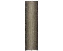 Flair Rugs koberce Běhoun Mottle Jute Ombre Grey - 60x230 cm Šedá, Střední (80x160 - 164x240), Přírodní