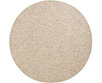 BT Carpet - Hanse Home koberce Kusový koberec Wolly  kruh - 133x133 (průměr) kruh cm Béžová, Malé (80x150 cm a menší), Syntetický (umělý)