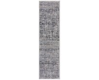 Flair Rugs koberce Běhoun Eris Trace Blue - 80x300 cm Modrá, Velké (190x270 cm a větší), Syntetický (umělý)