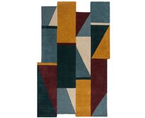 Flair Rugs koberce Ručně všívaný kusový koberec Abstract Shuffle Shaped Multi - 150x240 cm Vícebarevná, Velké (190x270 cm a větší), Přírodní