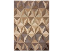 Flair Rugs koberce Kusový koberec Illusion Reverie Natural - 120x170 cm Hnědá, Střední (80x160 - 164x240), Přírodní