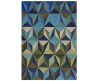 Flair Rugs koberce Kusový koberec Illusion Reverie Blue - 120x170 cm Vícebarevná, Střední (80x160 - 164x240), Přírodní