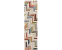 Flair Rugs koberce Běhoun Moda Russo Multi - 60x230 cm Vícebarevná, Střední (80x160 - 164x240), Přírodní