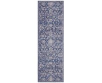 Nouristan - Hanse Home koberce Běhoun Cairo  Alexandria Blue – na ven i na doma - 80x200 cm Modrá, Střední (80x160 - 164x240), Syntetický (umělý)