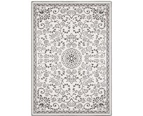 NORTHRUGS - Hanse Home koberce Kusový koberec Twin Supreme  Leyte Black/Cream – na ven i na doma - 200x290 cm Bílá, Velké (190x270 cm a větší), Syntetický (umělý)