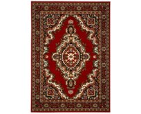 Alfa Carpets  Kusový koberec TEHERAN T-102 red - 190x280 cm Červená, Velké (190x270 cm a větší), Syntetický (umělý)