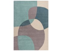 Flair Rugs koberce DOPRODEJ: 120x170 cm Kusový koberec Radiance Glow Blue - 120x170 cm Modrá, Střední (80x160 - 164x240), Přírodní