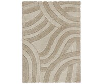 Flair Rugs koberce Kusový koberec Indulgence Velvet Carved Natural - 200x290 cm Béžová, Velké (190x270 cm a větší), Syntetický (umělý)